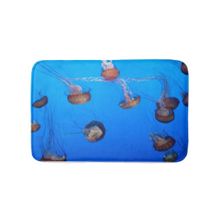 Glowing jellyfish bathmat