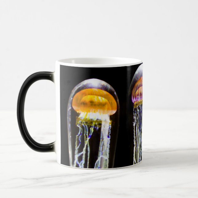 Glowing Jellyfish Color Morph Mug (Left)