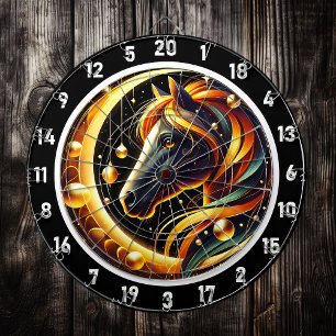 Glowing Jungle Stallion Room Masterpiece Dart Board