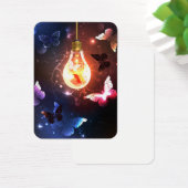 Glowing Light Bulb with Night Butterflies (Desk)