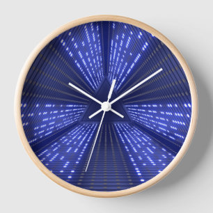 glowing light clock