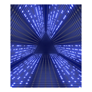 glowing light photo print