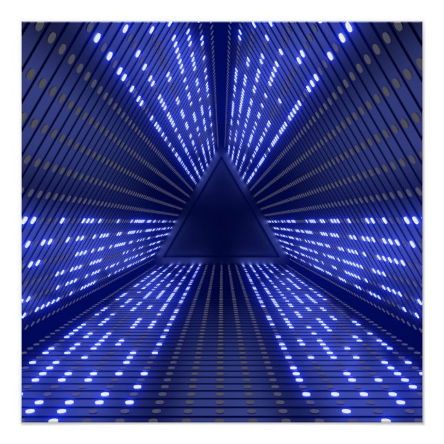 glowing light poster (Front)