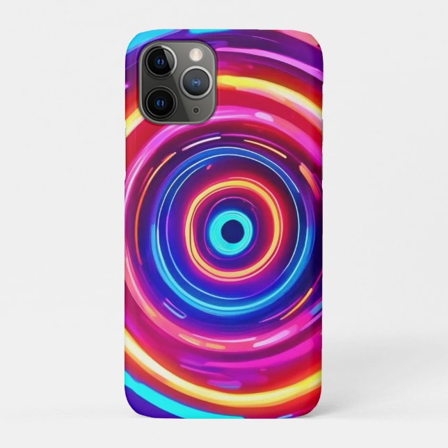 Glowing Light Vortex Case-Mate iPhone Case (Back)