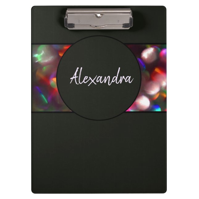 Glowing Lights Clipboard (Front)