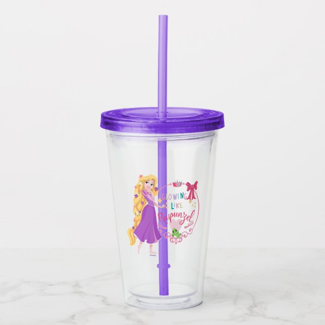 Glowing Like Rapunzel Acrylic Tumbler (Front)