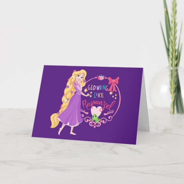 Glowing Like Rapunzel Card (Front)