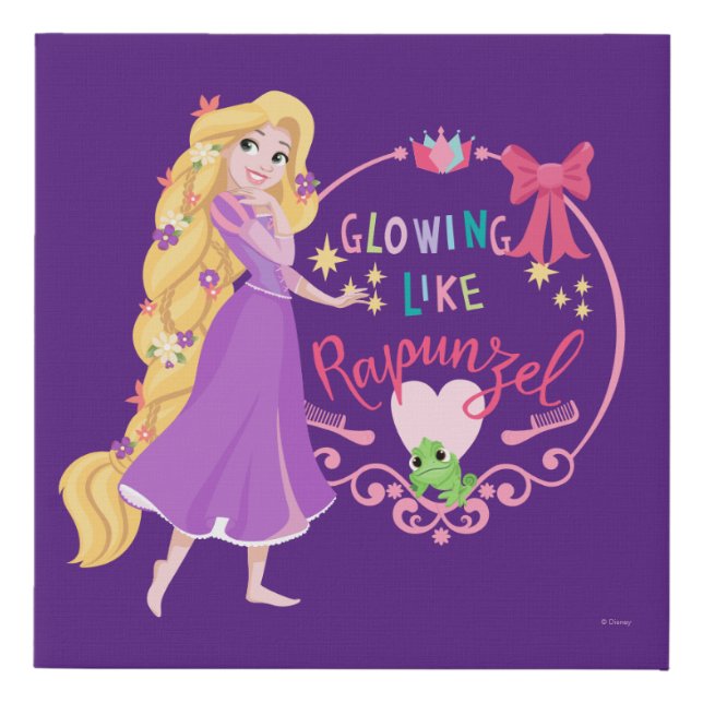 Glowing Like Rapunzel Faux Canvas Print (Front)