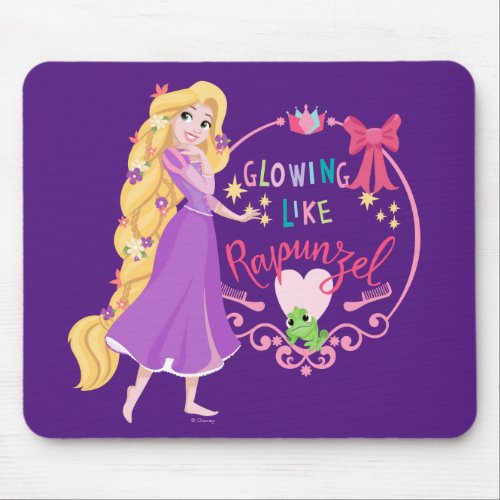 Glowing Like Rapunzel Mouse Pad