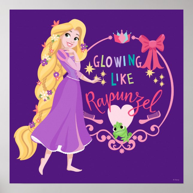 Glowing Like Rapunzel Poster (Front)
