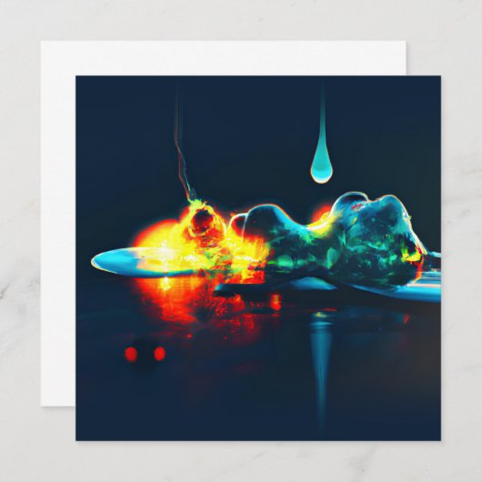 Glowing Liquid Drip (Front/Back)