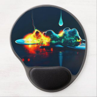 Glowing Liquid Drip Gel Mouse Pad