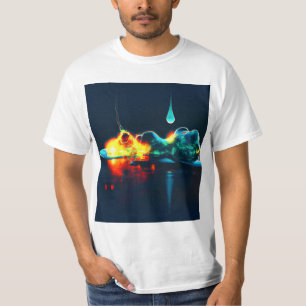 Glowing Liquid Drip T-Shirt