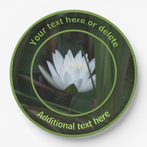 Glowing Lotus Lily Flower Personalized Party