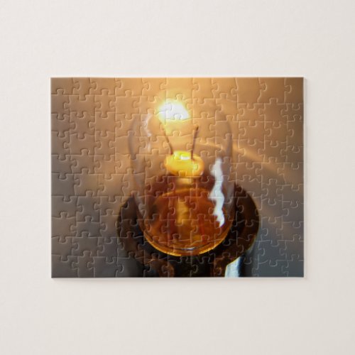 Glowing Low Voltage Light Bulb Jigsaw Puzzle