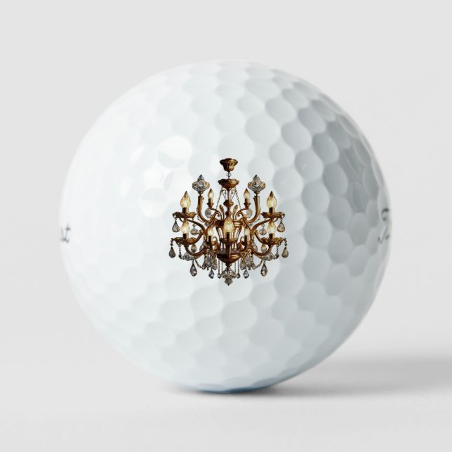 "Glowing Luxury" Golf Balls (Front)