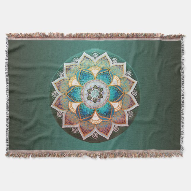 Glowing Mandala - Blanket (Front)
