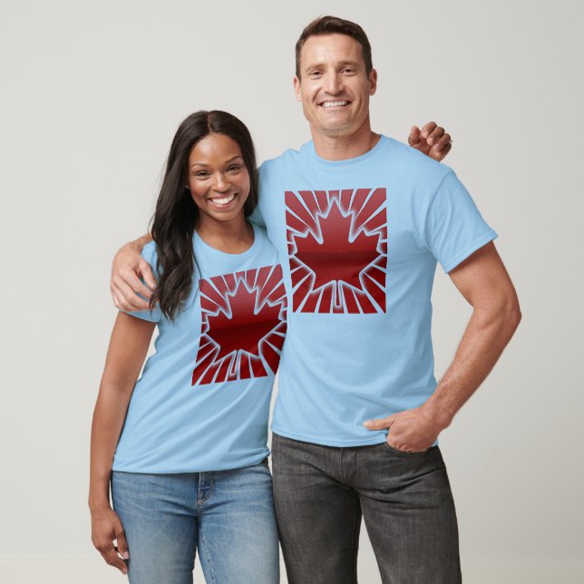 Glowing maple leaf T-Shirt (Unisex)