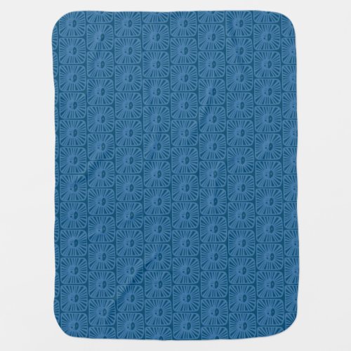 Glowing Moon Cute and Charming Blue Moonlight  Baby Blanket