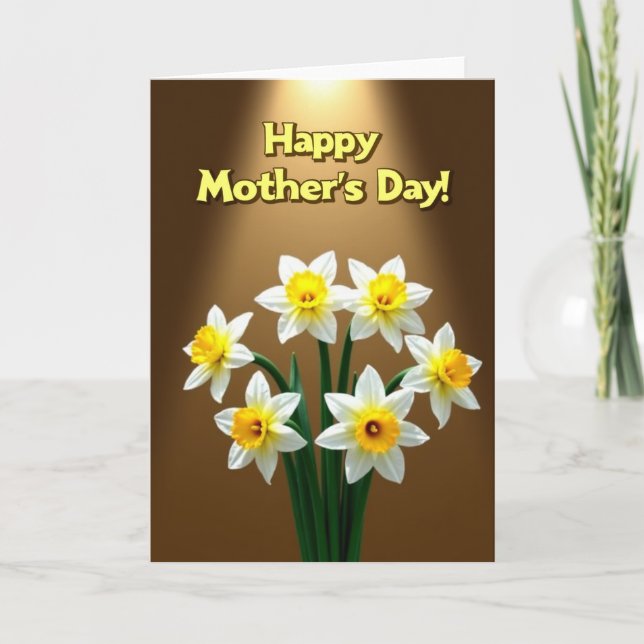 Glowing Mothers Day Card (Front)
