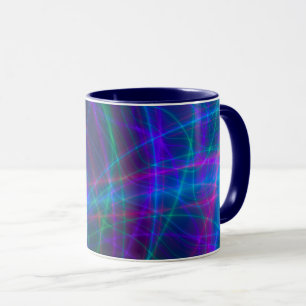 Glowing Multicolored Rays Mug