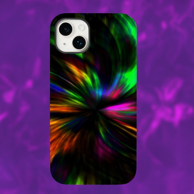 Glowing Neon Art Modern Psychedelic Trendy Case-Mate iPhone Case (Creator Uploaded)
