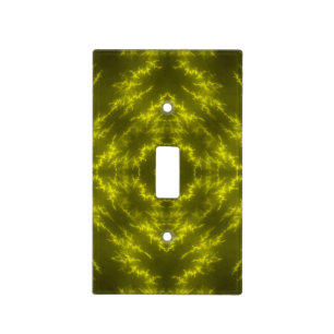 Glowing Neon Electric Thunder Bolts Light Switch Cover