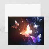Glowing Night Butterflies (Front/Back)