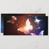 Glowing Night Butterflies (Front/Back)