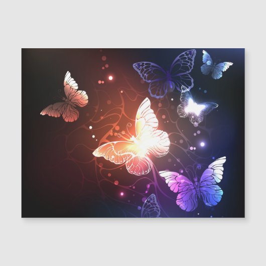 Glowing Night Butterflies (Front)