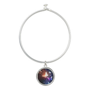 Glowing Night Butterflies Bangle Bracelet