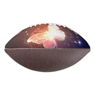 Glowing Night Butterflies Football