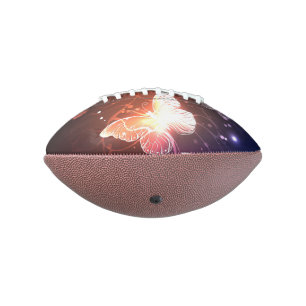 Glowing Night Butterflies Football