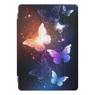 Glowing Night Butterflies iPad Pro Cover