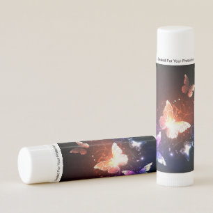 Glowing Night Butterflies Lip Balm