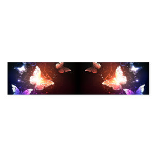 Glowing Night Butterflies Napkin Bands