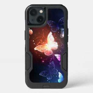 Glowing Night Butterflies iPhone 13 Case