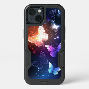 Glowing Night Butterflies iPhone 13 Case