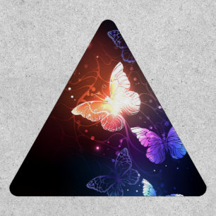 Glowing Night Butterflies Patch