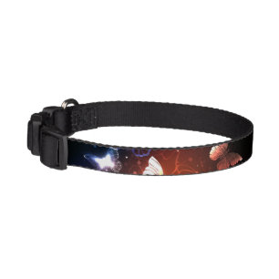 Glowing Night Butterflies Pet Collar