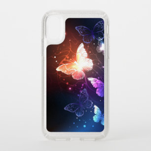 Glowing Night Butterflies Speck iPhone XR Case