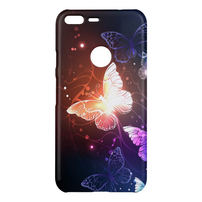 Glowing Night Butterflies Uncommon Google Pixel XL Case (Back)