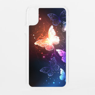 Glowing Night Butterflies iPhone XR Case