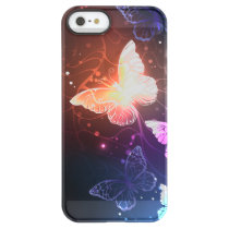 Glowing Night Butterflies Permafrost iPhone SE/5/5s Case
