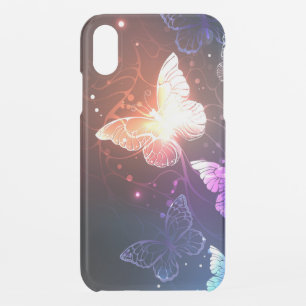 Glowing Night Butterflies iPhone XR Case