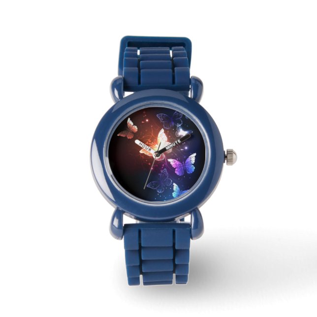 Glowing Night Butterflies Watch (Front)