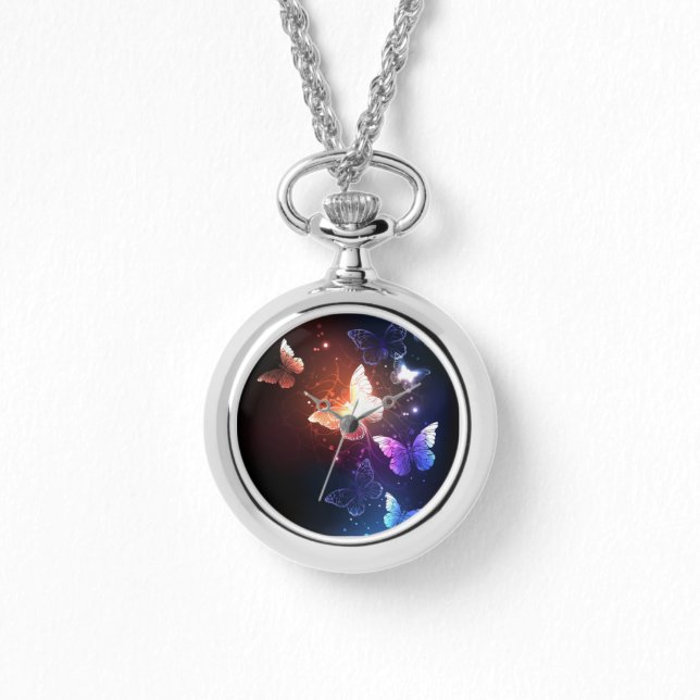 Glowing Night Butterflies Watch (Front)