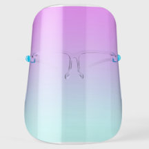 Glowing Pastel Purple & Turquoise Ombre