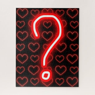 Glowing Pop The Question Engagement Jigsaw Puzzle