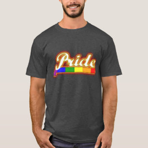 Glowing Pride Gay Pride Colors T-Shirt